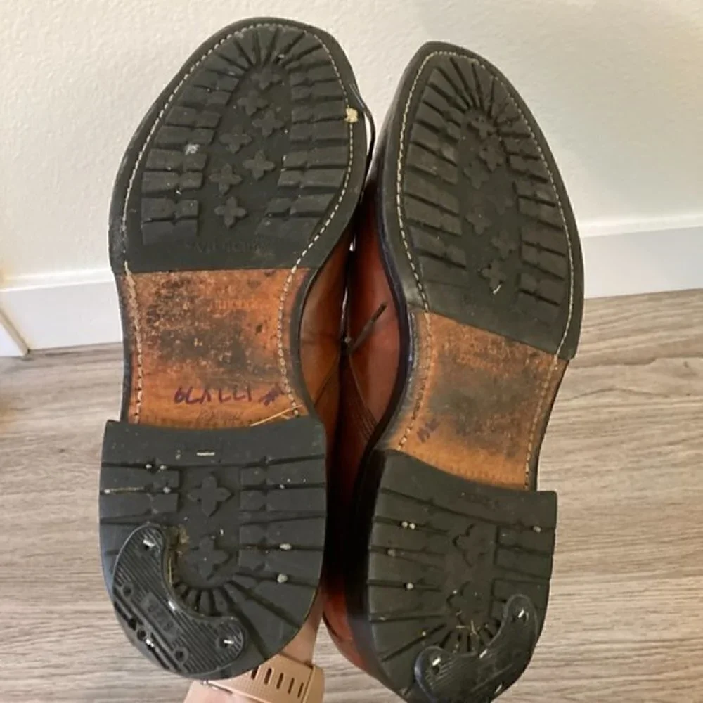 Allen Edmonds Dellwood Men's Leather Dress Shoes Size 10